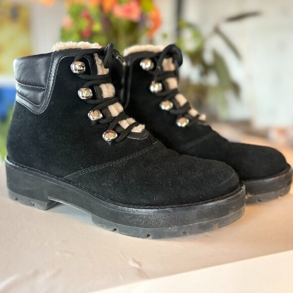 Phillip Lim shearling 'Dylan Hiking Boot' size 39 EU - Picture 2 of 10